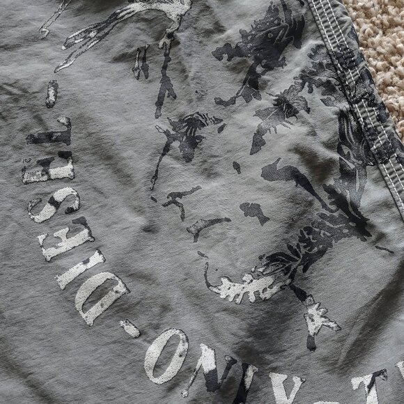 Diesel Grey Shorts Lined Swimwear Swim Trunks Only the Brave Mohawk Guy (Large) - Picture 5 of 16